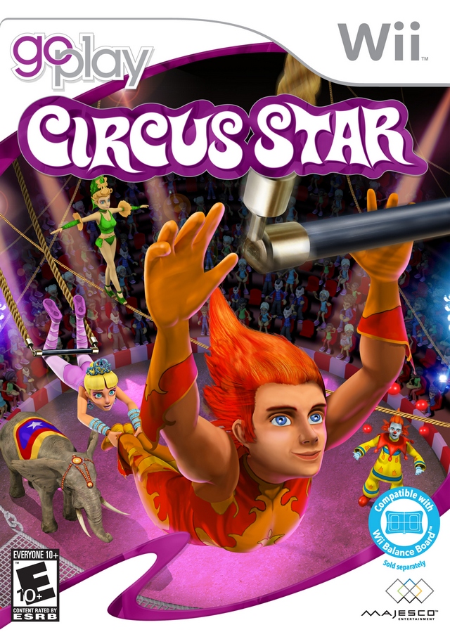 Игра go play. Wii Circus. Circus Star. Majesco игра. Игры на Wii 2009.